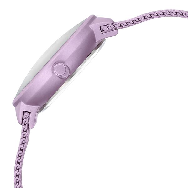 Fastrack Vyb Bliss Quartz Analog Purple Dial Lavender Color Metal Strap Watch For Girls - image number 4