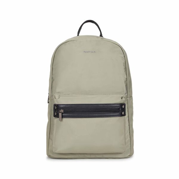 Olive edge nylon backpack - image number 1