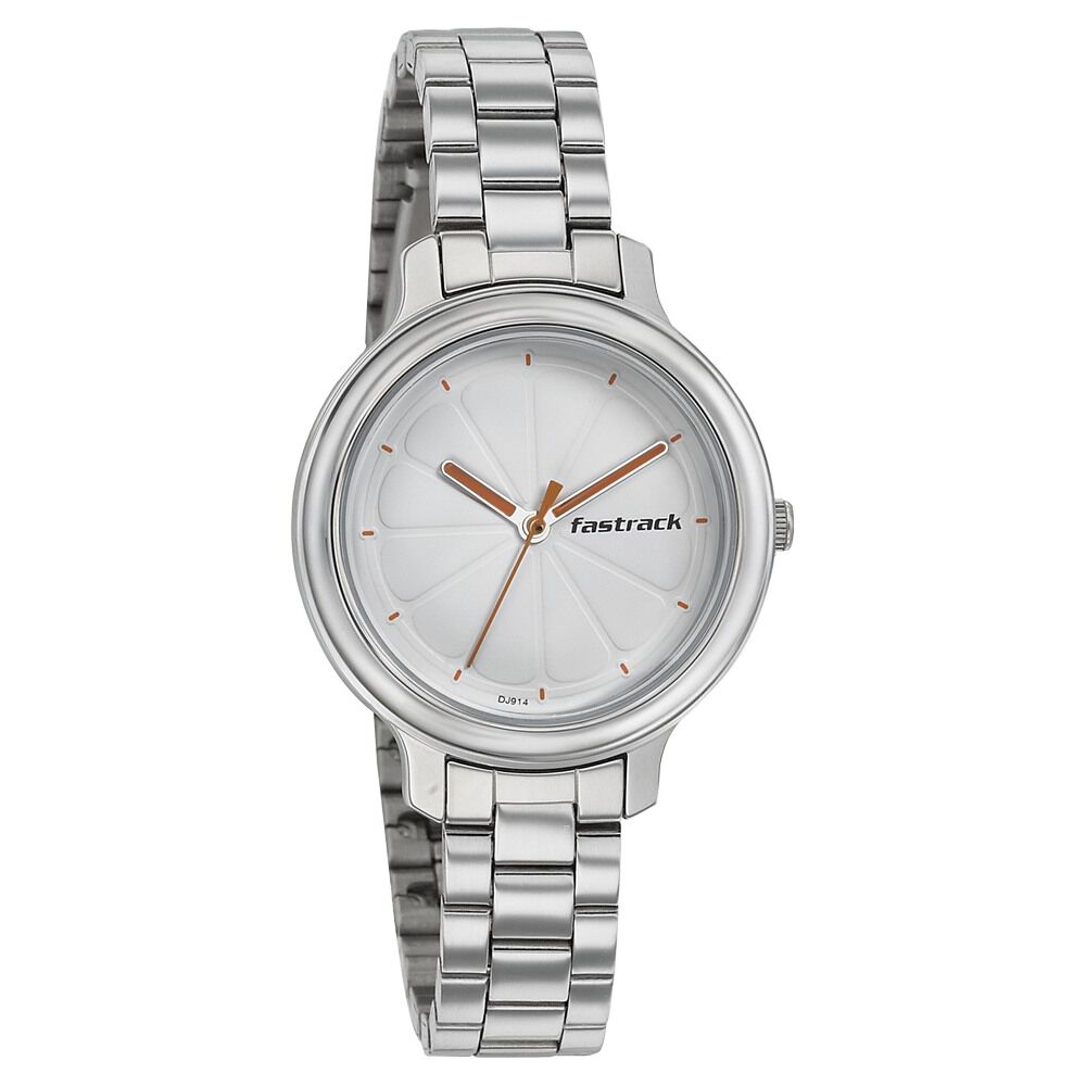 Fastrack white 2025 watch for ladies