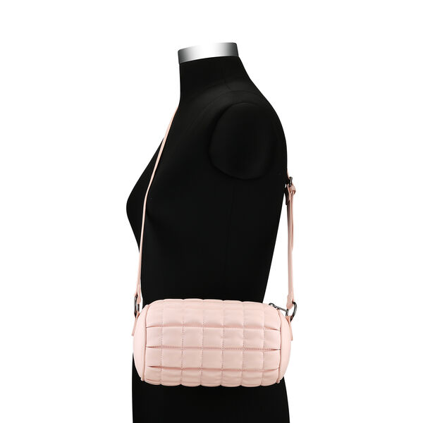 PINK QUILTED SLING BAG - image number 4