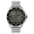 Fastrack Quartz Analog Grey Dial Leather Strap Watch for Guys