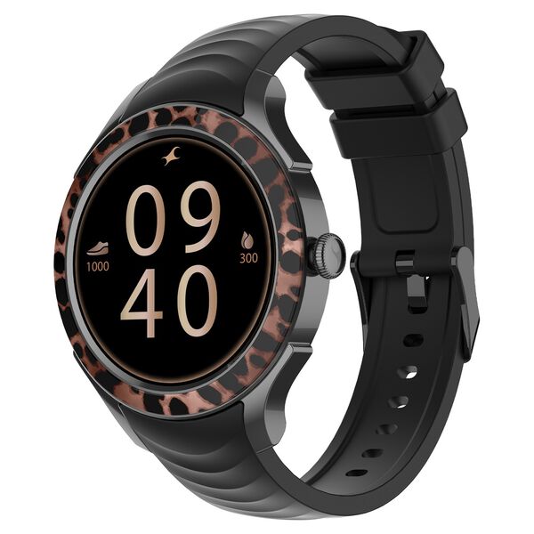 Fastrack Ella Women Smartwatch with 1.2" inch AMOLED Display, Patterned Bezel , AI Watchface & AI Chat, Functional Crown - image number 0