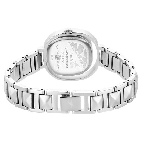 Fastrack Opulence Quartz Analog Silver Dial Metal Strap Watch for Girls - image number 5