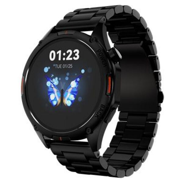 Fastrack Marvellous FX1 Unisex Smart Watch With Black Metal Strap - image number 1