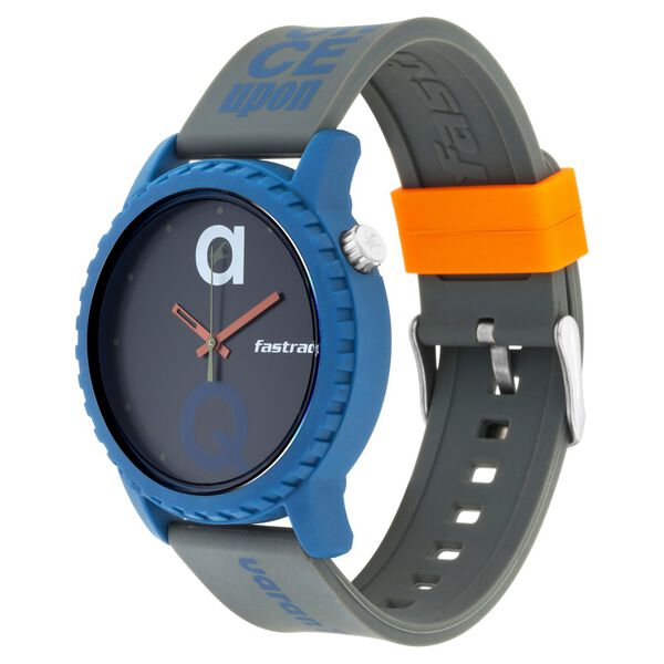 Fastrack Lockdown Quartz Analog Black Dial Silicone Strap Unisex Watch - image number 2