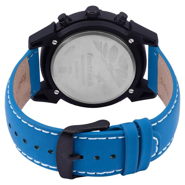 Fastrack Modular Quartz Analog Blue Dial Leather Strap Watch for Guys - image number 4