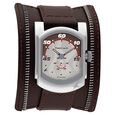 Fastrack Quartz Analog Black Dial Leather Strap Watch for Guys