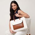 Powerplay black laptop tote