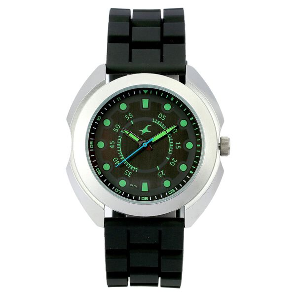 Fastrack Quartz Analog Grey Dial Plastic Strap Watch for Guys - image number 0