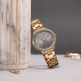 Vyb Eclipse By Fastrack Quartz Analog Rose Gold Dial Rose Gold Stainless Steel Strap Watch For Girls