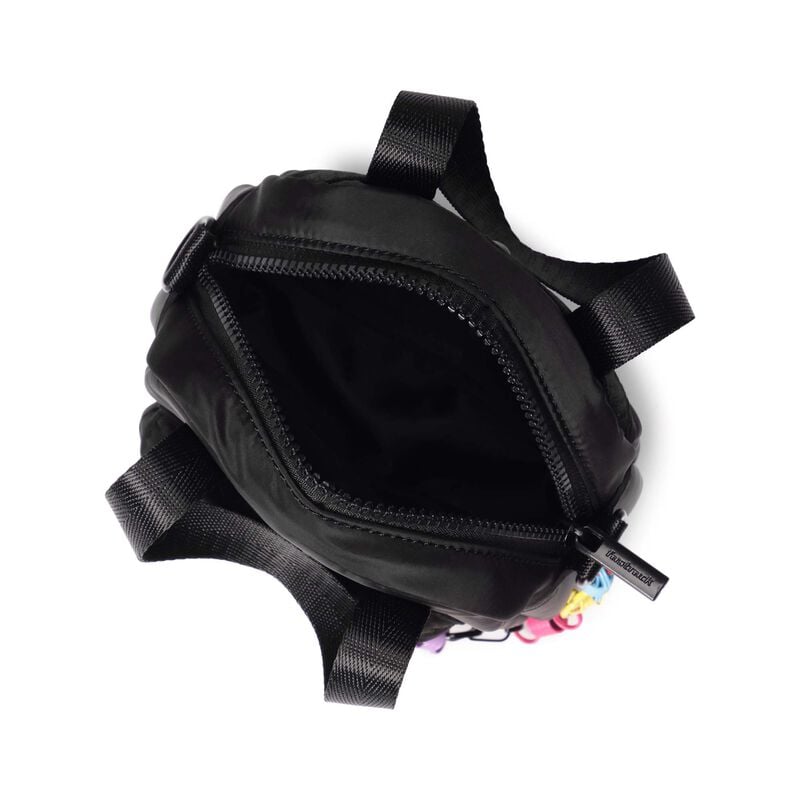 Pink Adidas Iridescent Fanny Pack Kidney Bag Silver 19x10 Cm