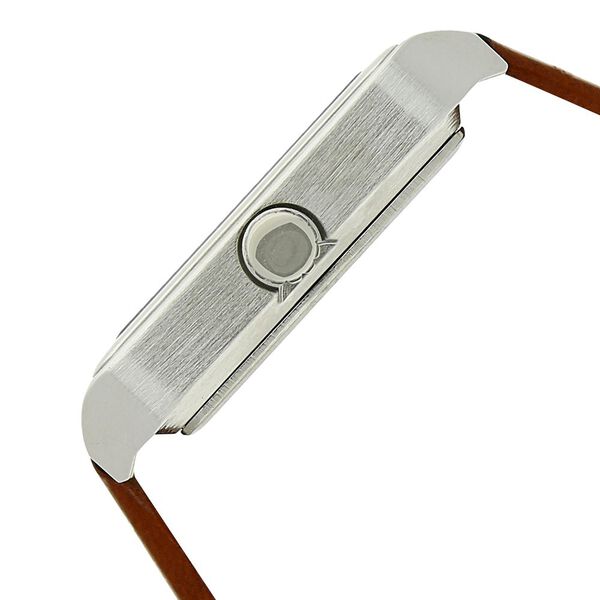 Fastrack Bare Basics Quartz Analog Beige Dial Leather Strap Watch for Guys - image number 2