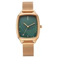 Fastrack Wild Quartz Analog Brown Dial Beige Leather Strap Watch For Girls