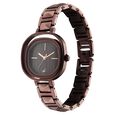 Fastrack Opulence Quartz Analog Brown Dial Metal Strap Watch for Girls - image number 3