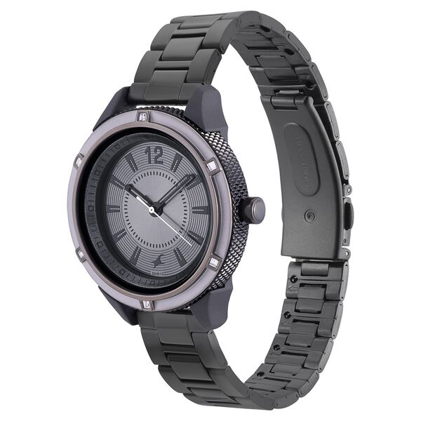 Fastrack Varsity Quartz Analog White Dial Leather Strap Watch for Girls - image number 2