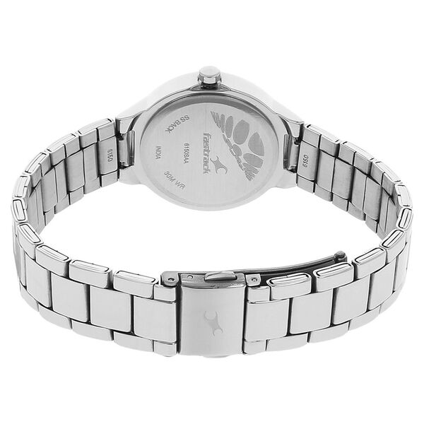Fastrack Checkmate Quartz Analog Grey Dial Stainless Steel Strap Watch for Girls - image number 3