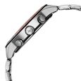 Fastrack Overdrive Quartz Chronograph Tachymeter White Dial Silver Stainless Steel Strap Watch For Guys - image number 3