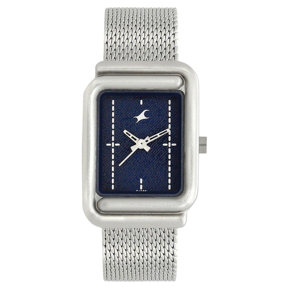 Fastrack denim watch for girl hot sale