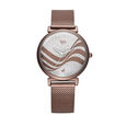Fastrack Vyb Seeker Quartz Analog Silver Dial Stainless Steel Strap Watch for Girls