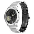 Fastrack Pulse IV Dual Time Watch for Men with Black Sunray Dial & Silver Metal Strap - image number 2