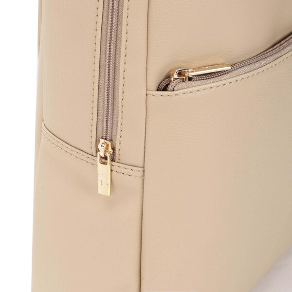 Fastrack beige textured backpack - image number 8