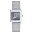 Fastrack Quartz Analog Black Dial Stainless Steel Strap Watch for Girls