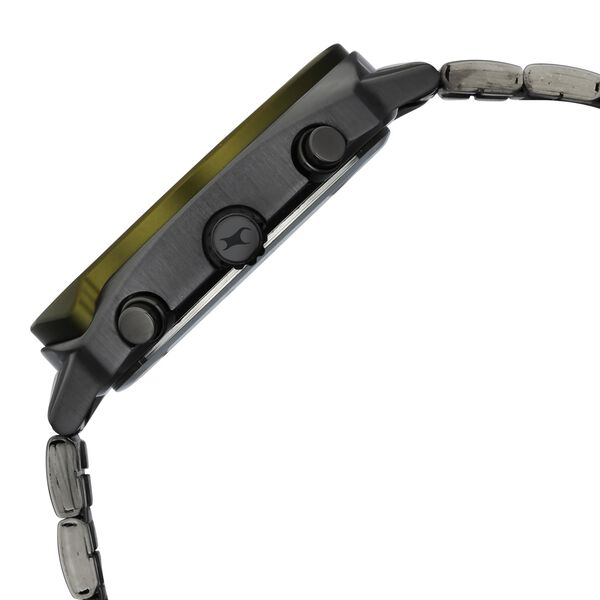 Fastrack Gelato Gunmetal chronograph watch with Pista green dial for Guys - image number 5