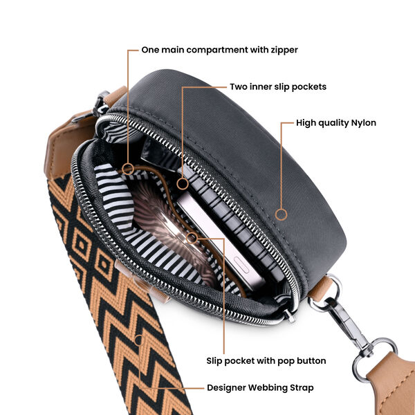 Fastrack Webbing Wonder Crossbody Bag - image number 8