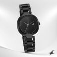 Fastrack Stunners Quartz Analog Black Dial Stainless Steel Strap Watch for Girls - image number 0