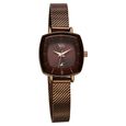 Vyb Seeker By Fastrack Quartz Analog Rose Gold Dial Metal Strap Watch For Girls