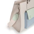 Pastel Colorblock Satchel Bag - image number 6
