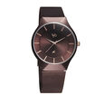 Fastrack Vyb Successor Quartz Analog Maroon Dial Stainless Steel Strap Watch for Girls - image number 1