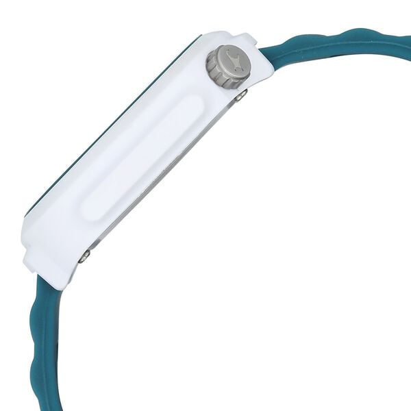 Fastrack Hype Adventure Quartz Analog White Dial Teal Silicone Strap Watch For Guys - image number 4