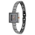 Vyb Successor By Fastrack Quartz Analog Grey Dial Metal Strap Watch For Girls - image number 3