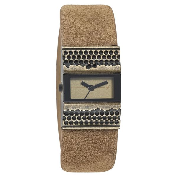 Fastrack Quartz Analog Antique Dial Leather Strap Watch for Girls - image number 0