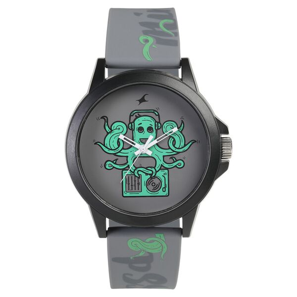 Fastrack Wicked Lines Quartz Analog Multicoloured Dial Silicone Strap Unisex Watch - image number 0