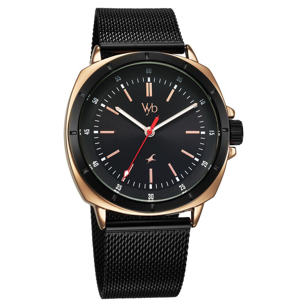 在庫処分 半額 Quartz Pioneer Vyb Fastrack Online Buy Analog Dial Black トイガン