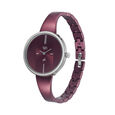 Fastrack Vyb Siren Quartz Analog Maroon Dial Metal Strap Watch for Girls - image number 3