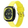 Fastrack Hype Adventure Quartz Analog Black Dial Yellow Silicone Strap Watch For Guys - image number 3