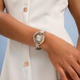 Fastrack Vyb Halo Quartz Analog Beige Dial Leather Strap Watch For Girls - image number 7