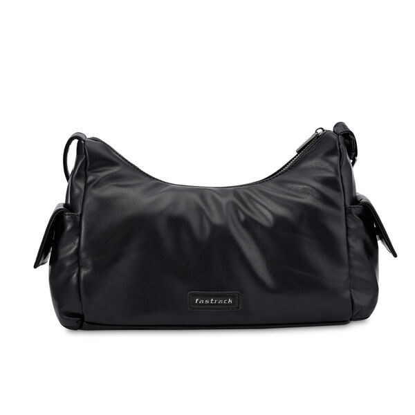 Fastrack Messenger Shoulder Bag in Black - image number 4
