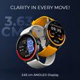 Fastrack Smart Jupiter R3 Pro 3.63 cm AMOLED Smartwatch BT Calling 100+ Sports Modes 5-Day Battery - image number 2
