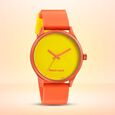 Fastrack Topicals Quartz Analog Pink Dial Silicone Strap Unisex Watch