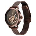 Fastrack Automatics Brown Dial Stainless Steel Strap Watch for Girls - image number 4