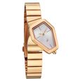 Fastrack Wild Quartz Analog Silver Dial Rose Gold Stainless Steel Strap Watch For Girls - image number 4
