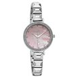 Vyb Enigma By Fastrack Quartz Analog Pink Dial Silver Metal Strap Watch For Girls - image number 2