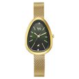 Vyb Prodigy By Fastrack Quartz Analog Green Dial Golden Stainless Steel Strap Watch For Girls - image number 1