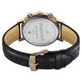 Fastrack Chrome K Quartz Multifunction Black Dial Black Leather Strap Watch For Guys - image number 4