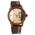 Fastrack Tees Quartz Analog Black Dial Silicone Strap Watch for Guys
