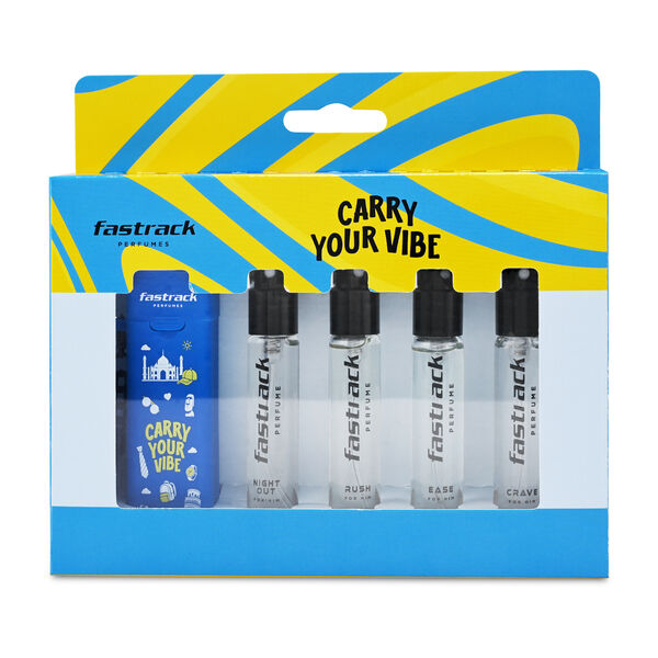 Fastrack Discovery Perfume for Men | Best for travel & for gift | 8 ml x 4 Premium Scents- Ease, Night Out,Crave & Rush | Fresh & Woody | 32 ml - image number 0